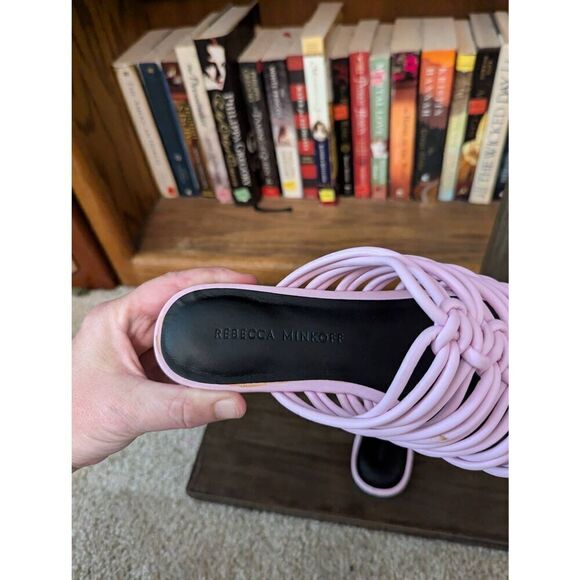 Women's Rebecca Minkoff Maelynn Slide Strappy Sandal Pink Size 5.5 - Picture 3 of 5